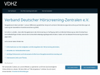 vdhz.org Webseite Vorschau