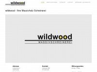 wild-wood.ch Webseite Vorschau