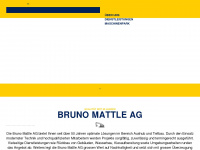 brunomattleag.ch Webseite Vorschau
