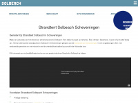 solbeach.nl Webseite Vorschau