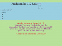 fashionshop123.de Webseite Vorschau