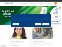 sensodyne.hu Webseite Vorschau