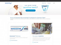 sensodyne.lk Webseite Vorschau