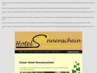 sonnenschein-hotel.de Webseite Vorschau