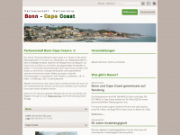bonn-capecoast.de Webseite Vorschau