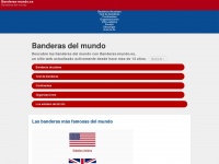 banderas-mundo.es Webseite Vorschau