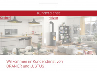 oranier-kundendienst.com Webseite Vorschau