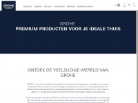 grohe.be Webseite Vorschau