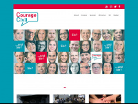 courage-civil.ch Webseite Vorschau