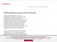 matu2023.ch Webseite Vorschau