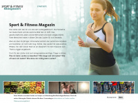 sport-fitnessmagazin.de Webseite Vorschau