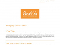 la-puravida.ch Webseite Vorschau