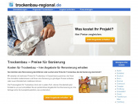 trockenbau-regional.de Webseite Vorschau