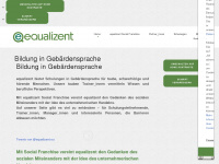 equalizent.eu Webseite Vorschau