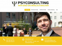 psyconsulting.de Webseite Vorschau