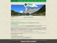 lueftung-ebh.de Webseite Vorschau