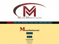 miami-restaurant.at Webseite Vorschau