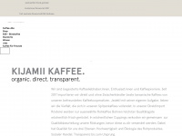 kijamii-kaffee.de Webseite Vorschau