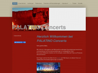 palatino-concerts.de Webseite Vorschau