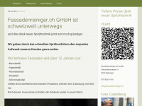 fassadenreiniger.ch Webseite Vorschau