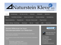naturstein-kleve.de Webseite Vorschau