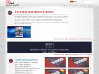 sterilisationscontainer.de Webseite Vorschau