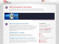 mikrochirurgische-instrumente.de Webseite Vorschau