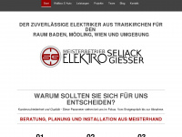 elektrosg.at Webseite Vorschau