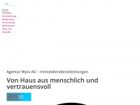 agenturwyss.ch Webseite Vorschau