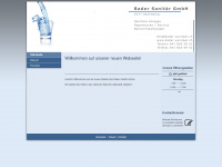 bader-sanitaer.ch Webseite Vorschau
