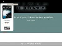 thecleaners-film.de Webseite Vorschau