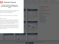 kalender-ch.ch Webseite Vorschau