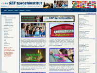 sef-sprachinstitut.de Webseite Vorschau