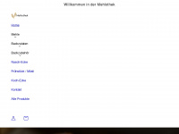 mehlothek.de Webseite Vorschau