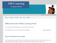 fdm-e-learning.de Webseite Vorschau
