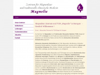 akupunkturzentrum-magnolie.de Webseite Vorschau