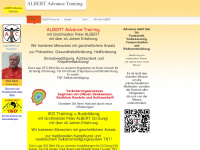 albert-advance.de Webseite Vorschau