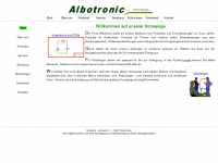albotronic.de Webseite Vorschau