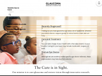 glaucoma.org Webseite Vorschau