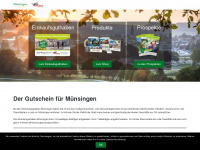 einkaufsguthaben-muensingen.com Webseite Vorschau