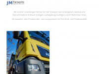 jm-transporte.com Webseite Vorschau