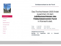 forchschiessen.ch Webseite Vorschau