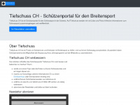 tiefschuss.ch Webseite Vorschau