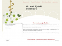 arztpraxis-stefanidou.ch Webseite Vorschau