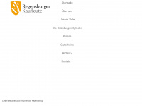 regensburger-kaufleute.de Webseite Vorschau