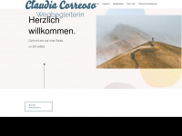 claudia-correoso.at Webseite Vorschau