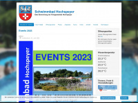 schwimmbad-hochspeyer.eu Webseite Vorschau