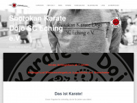 sceching-karate.de Webseite Vorschau