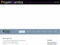 projektgambia.de Webseite Vorschau