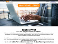 gene-akademie.de Webseite Vorschau